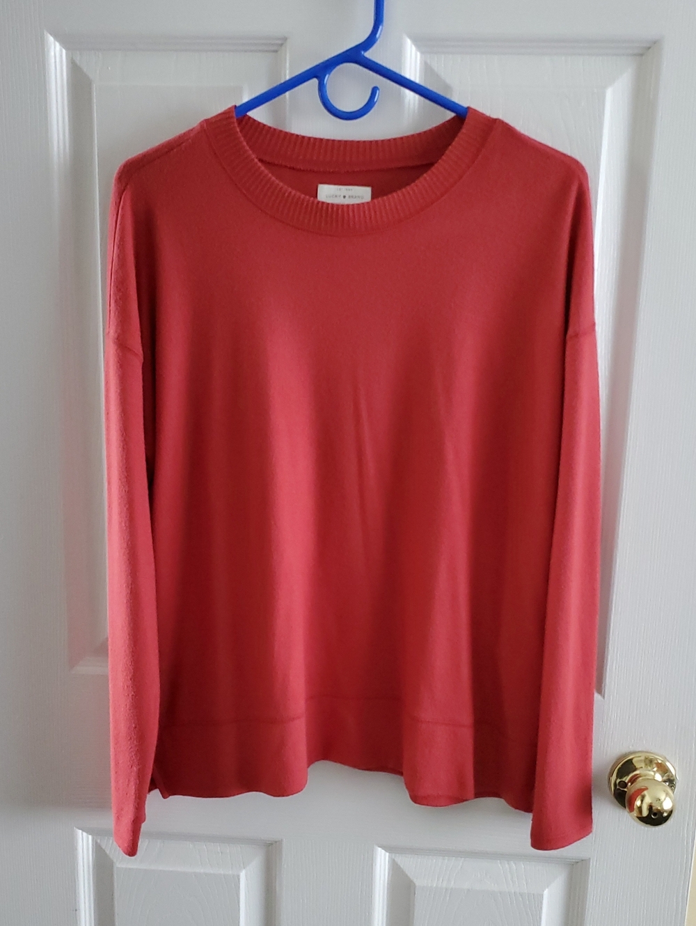 Lucky Brand Coral Crewneck Sweater